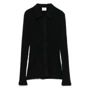 Zwarte Cardigan Trui Closed , Black , Dames