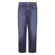 Wijde Denim Roadmap Jeans 7 For All Mankind , Blue , Heren