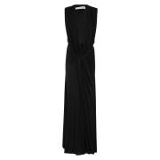 Flowy Ripple Drape Jurk Christopher Esber , Black , Dames