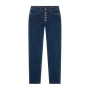 Moderne Wortelpasvorm Slim Jeans Dondup , Blue , Heren