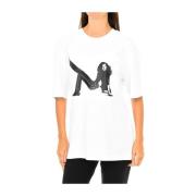 T-shirt met korte mouwen en geribbelde afwerking Calvin Klein Jeans , ...