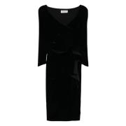 Fluwelen Jurk, Vrouwelijke Silhouetversterker Chiara Boni , Black , Da...