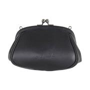 Stijlvolle Clasp Pouch Yohji Yamamoto , Black , Dames