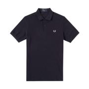 Slim Fit Plain Polo Navy Fred Perry , Blue , Heren