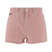 Stijlvolle Shorts met 5 Zakken Dolce & Gabbana , Pink , Dames