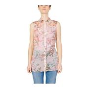 Bloemen mouwloze blouse Guess , Multicolor , Dames