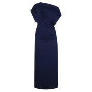 Elegante Maxi Jurk in Sapphire Blue Dante 6 , Blue , Dames