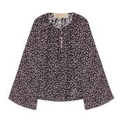 Bloemenprint top Michael Kors , Black , Dames