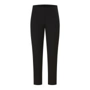 Zwarte Cigarette-Fit Broek met Metalen Detail Twinset , Black , Dames