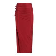 Stijlvolle Rok voor Vrouwen Paco Rabanne , Red , Dames