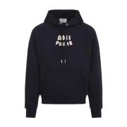 Blauwe Sweatshirt Ami Paris , Blue , Heren