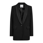 Zwarte Smoking Blazer Oversize Moderne Stijl Co'Couture , Black , Dame...