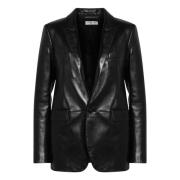 Single-Breasted Jas Saint Laurent , Black , Dames