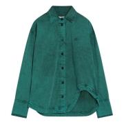 Lange Mouw Drop2 Shirt The Attico , Green , Dames