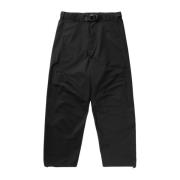 Helicoid Wide Pants Goldwin , Black , Heren