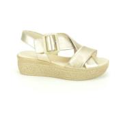 Raffia Sandalen in Goud Gabor , Yellow , Dames