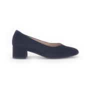 Blauwe suède leren pumps Gabor , Blue , Dames