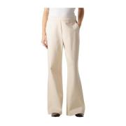 Flared Hope Pants in Beige Beaumont , Beige , Dames