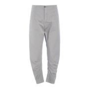 Grijze Gerimpelde Zoom Senmei Broek Bitte Kai Rand , Gray , Dames