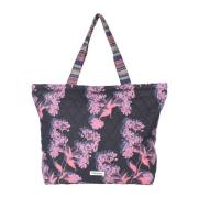 Kleurrijke Bloemen Gequiltte Tas Accessoire Lollys Laundry , Multicolo...