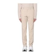 Slim Fit Katoenen Broek Hugo Boss , Beige , Heren