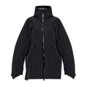 Wijdvallende jas met capuchon Adidas by Stella McCartney , Black , Dam...