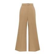 Sartorial Gabardine Broek Maliparmi , Brown , Dames