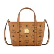 Toni Shopper met bovenrits in Visetos MCM , Brown , Dames