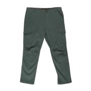 Groene Katoenen Comfort Broek Herfst/Winter Collectie Napapijri , Gree...