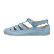 Suede sandals Rock T-Bar Candice Cooper , Blue , Dames