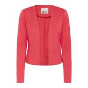 Geranium Blazer Korte Jas Ichi , Red , Dames