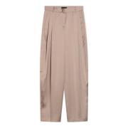 Geplooide Broek Andamane , Beige , Dames