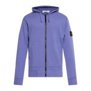 Sweatshirt met logo Stone Island , Purple , Heren