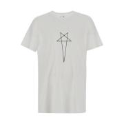 Level T-Shirt, Klassieke Pasvorm Rick Owens , White , Heren