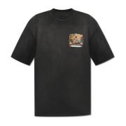 Bedrukt T-shirt Amiri , Black , Heren