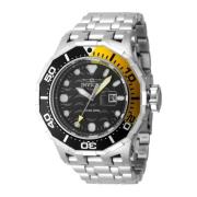 Pro Diver Quartz Horloge - Zwarte Wijzerplaat Invicta Watches , Gray ,...