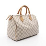 Pre-owned Leather louis-vuitton-bags Louis Vuitton Vintage , White , D...