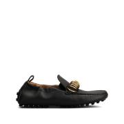 Zwarte platte schoenen Tod's , Black , Dames