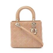 Pre-owned Leather dior-bags Dior Vintage , Brown , Dames