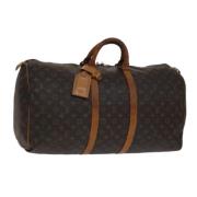 Pre-owned Canvas travel-bags Louis Vuitton Vintage , Brown , Dames