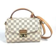 Pre-owned Cotton louis-vuitton-bags Louis Vuitton Vintage , White , Da...