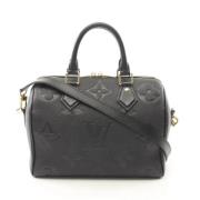 Pre-owned Leather louis-vuitton-bags Louis Vuitton Vintage , Black , D...