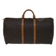 Pre-owned Canvas travel-bags Louis Vuitton Vintage , Brown , Dames