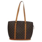 Pre-owned Canvas totes Louis Vuitton Vintage , Brown , Dames