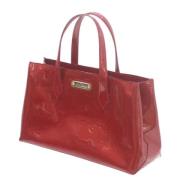 Pre-owned Canvas handbags Louis Vuitton Vintage , Red , Dames