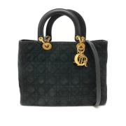 Pre-owned Leather dior-bags Dior Vintage , Black , Dames