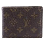 Pre-owned Canvas wallets Louis Vuitton Vintage , Brown , Dames