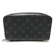 Pre-owned Cotton wallets Louis Vuitton Vintage , Black , Dames