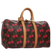 Pre-owned Canvas travel-bags Louis Vuitton Vintage , Brown , Dames