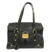 Pre-owned Leather louis-vuitton-bags Louis Vuitton Vintage , Black , D...